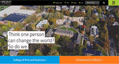 Desktop Screenshot of oberlin.edu